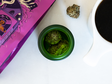 Coffee and Texas grown hemp in the morning.