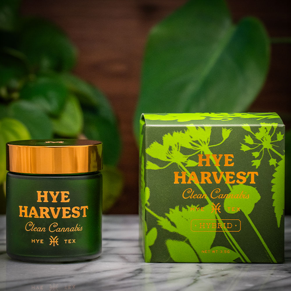 Texas-grown Peanut Butter Runtz THCa flower from Hye Harvest, federally compliant hemp-derived cannabis flower.